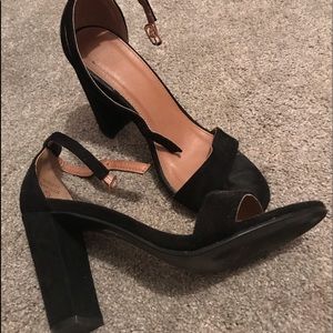 black heels